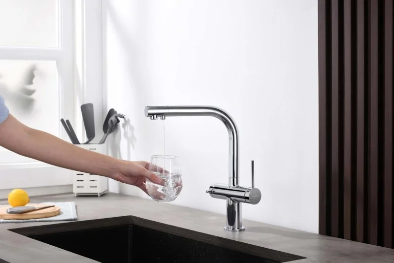 Смеситель для кухни с подключением к фильтру питьевой воды AQUATEK AQ1385CR ЕВРОПА