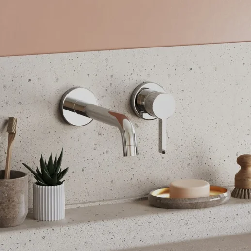 Смеситель для раковины PAINI 74CR208 Brera встраиваемый, хром (CR)
