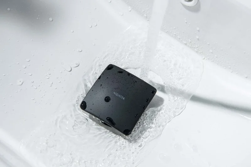 Сливной набор для раковины AQUATEK, матовый черный AQ6004MB