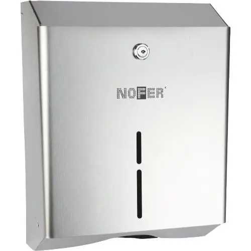 Диспенсер антивандальный для бумажных полотенец прямоугольный Nofer 04010.B