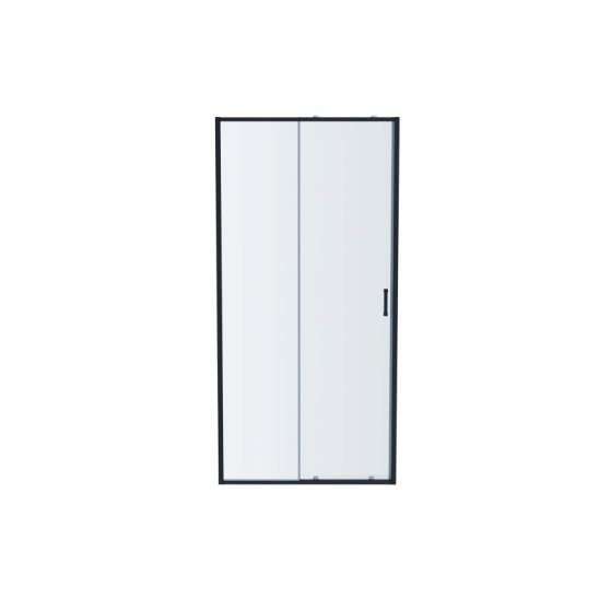 AQ ARI RA 12020GM Душевая дверь двухэлементная, раздвижная1200x2000 профиль оружейная сталь