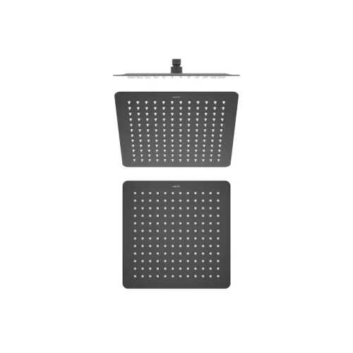 Квадратный верхний душ  300*300*2 мм AQUATEK, матовый черный AQ2074MB