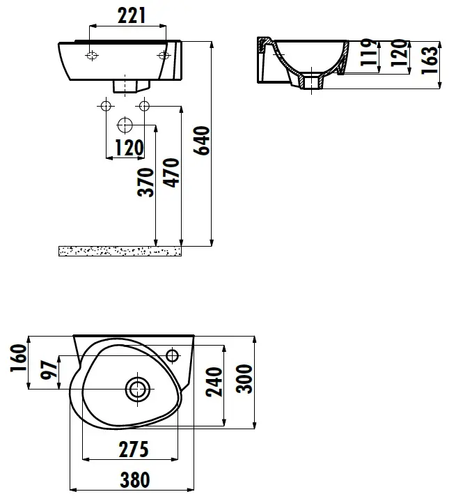 CREAVIT CK035-00CB00E-0000 COCUK БЕЗ ДЕКОРА Раковина 35 см детская