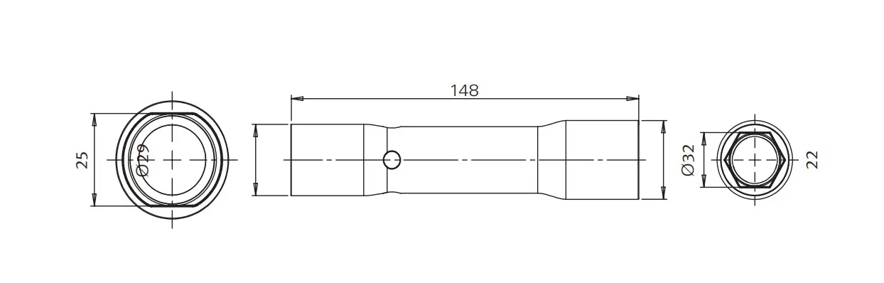 Ключ для электромагнитных (соленоидных) клапанов, пластик Stern 07590009