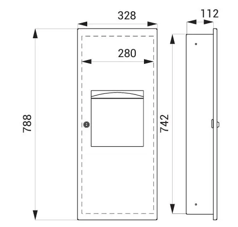 Держатель для бумажных полотенец, Sanela 95211 (SLZN 21Z)