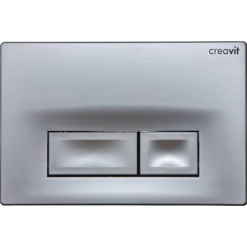 Кнопка смыва Creavit Ore GP3002.00 для инсталляции, серый матовый