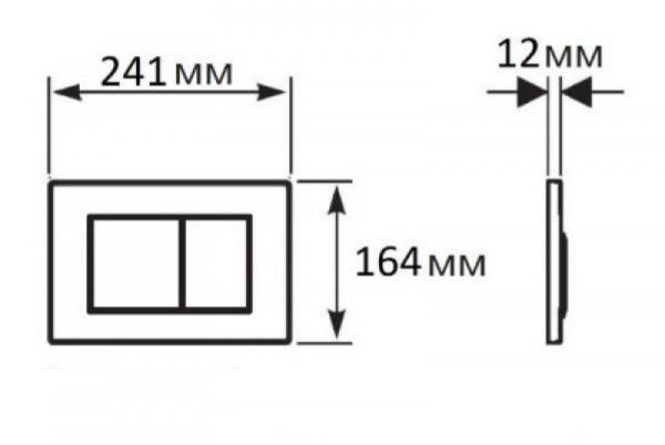 Инсталляция HYDROSMART 07801.N + Панель смыва HYDROSMART 07811.N + Унитаз Nofer ARLES 23040 белый