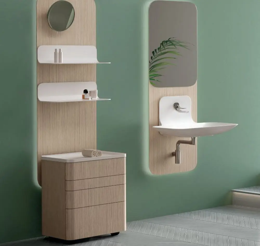 CREAVIT Cмеситель внутреннего монтажа для раковины FOGLIA FG1401