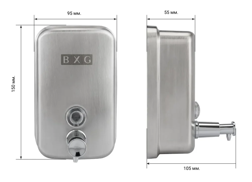 Дозатор жидкого мыла BXG-SD-H1-500M