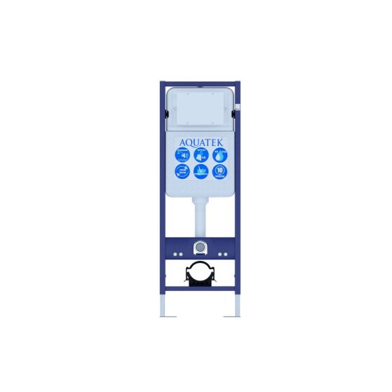 Инсталляция для подвесного унитаза узкая Aquatek Standart 37 INS-0000017