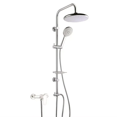 Душевая система с верхним душем и ручной лейкой Paini RS WHITE 50CR191B0RS1P3