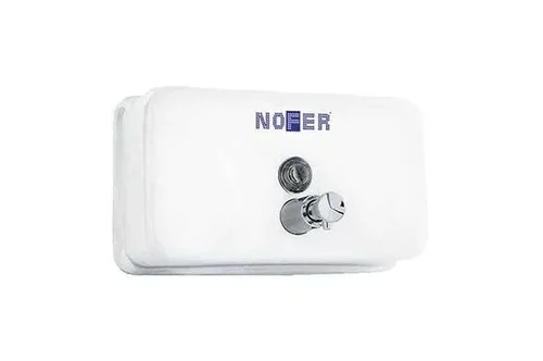 Диспенсер для мыла из Стали Белый 1200 мл. Nofer 03002.W