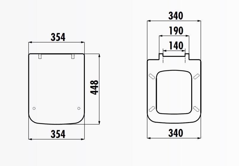Сиденье для унитаза с микролифтом Creavit Bene KC0503.01.0000E