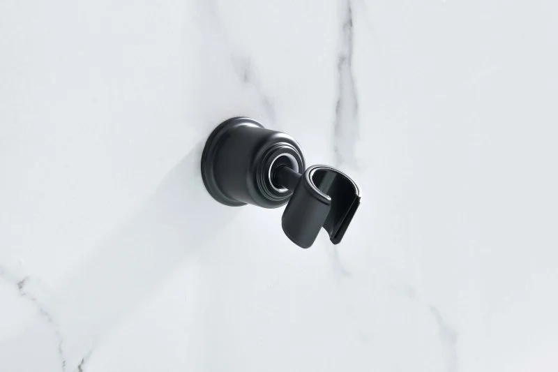 Держатель ручного душа AQUATEK, матовый черный AQ2407MB КЛАССИК