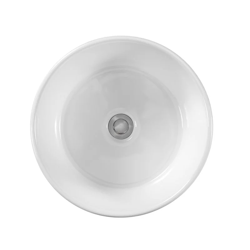 Раковина накладная для установки на столешницу AQUATEK AQ5118-MW 400*400*165, матовый белый
