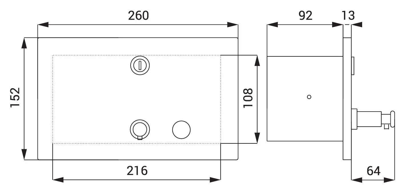 Дозатор для жидкого мыла Sanela 95621 (SLZN 62Z)