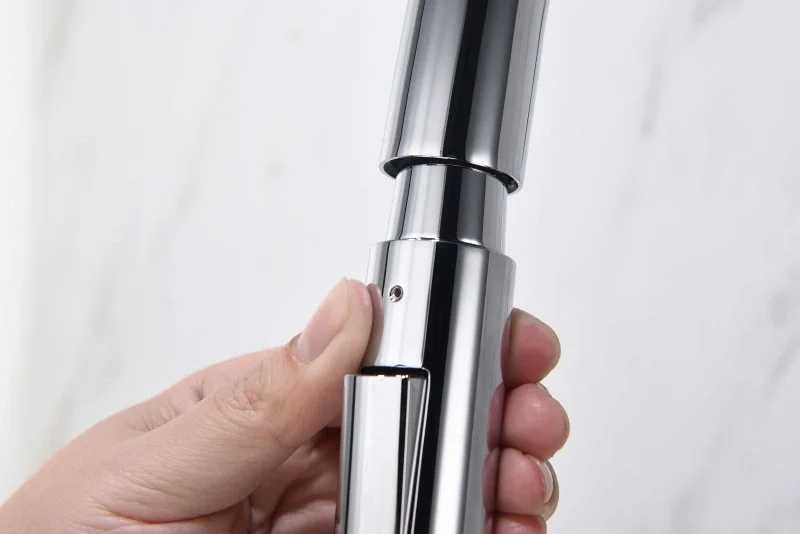 Смеситель для кухни с вытяжным изливом 2 jet AQUATEK AQ1384CR ЕВРОПА