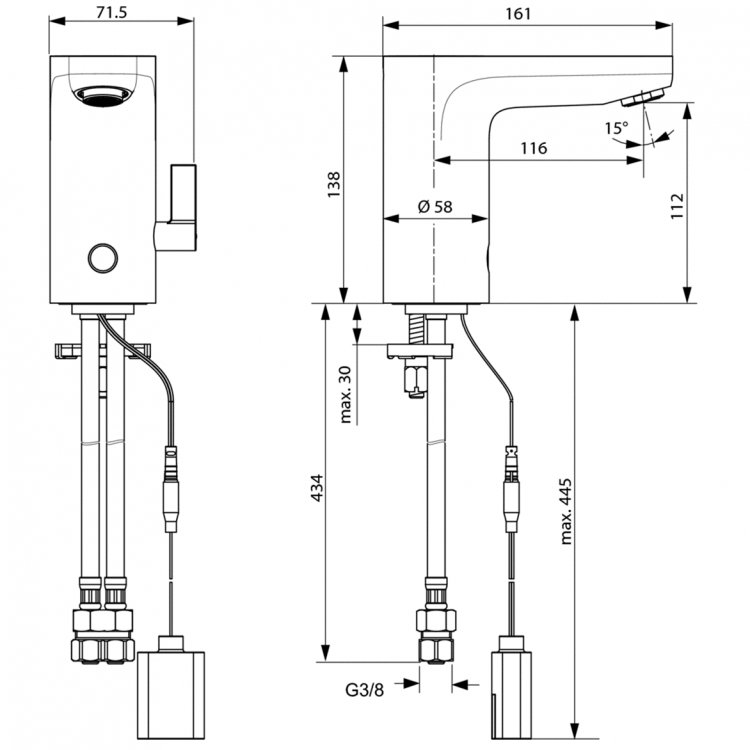 Смеситель для раковины Ideal Standard CERAPLUS A6145AA