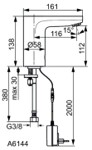 Излив для раковины без смешивания Ideal Standard CERAPLUS A6143AA