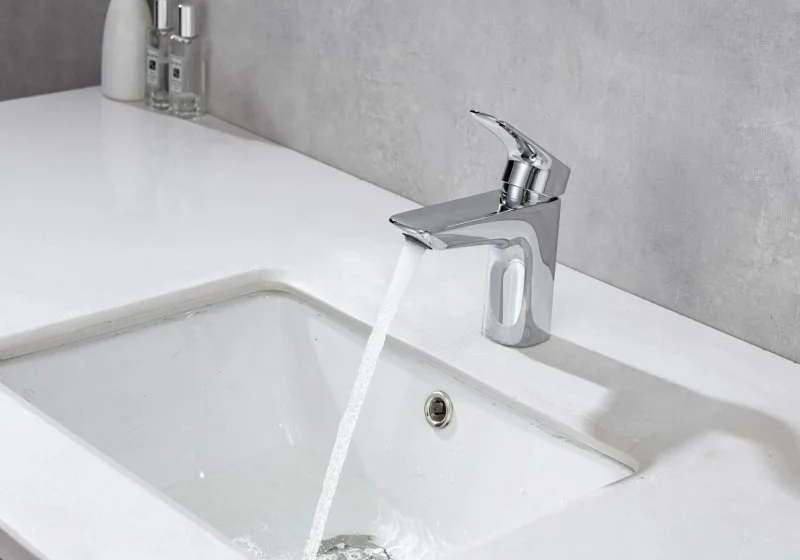 Смеситель для раковины 97 с донным клапаном AQUATEK AQ1011CR ВЕГА