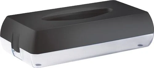 Диспенсер для салфеток пластиковый BLACK Nofer 04027.N