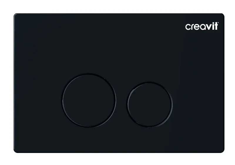 CREAVIT Кнопка для инсталляции TERRA черная матовая GP9002.01