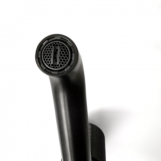 Смеситель для раковины PAINI Cox Grip 7GPZ205O без донного клапана,, черный брашированный PVD (PZ)
