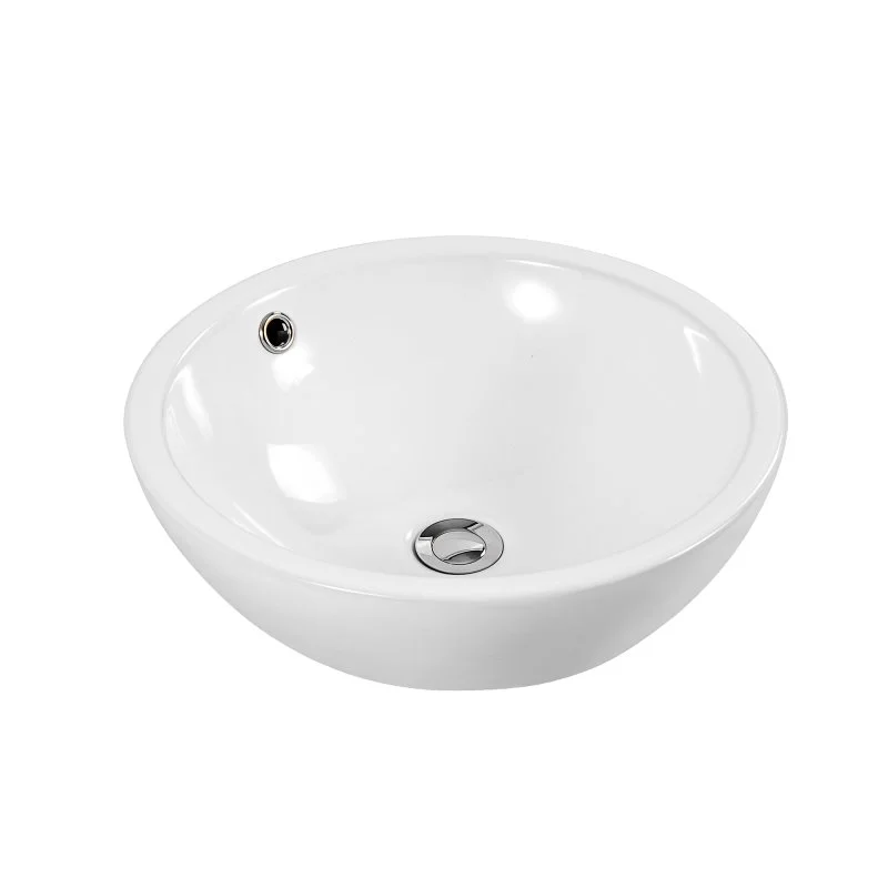 Раковина накладная для установки на столешницу AQUATEK AQ5354-MW 440*440*175, матовый белый