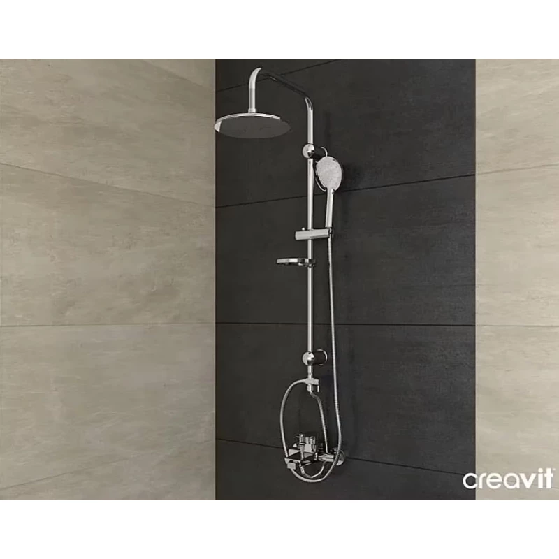 Душевая стойка Creavit SH640 225 мм, хром