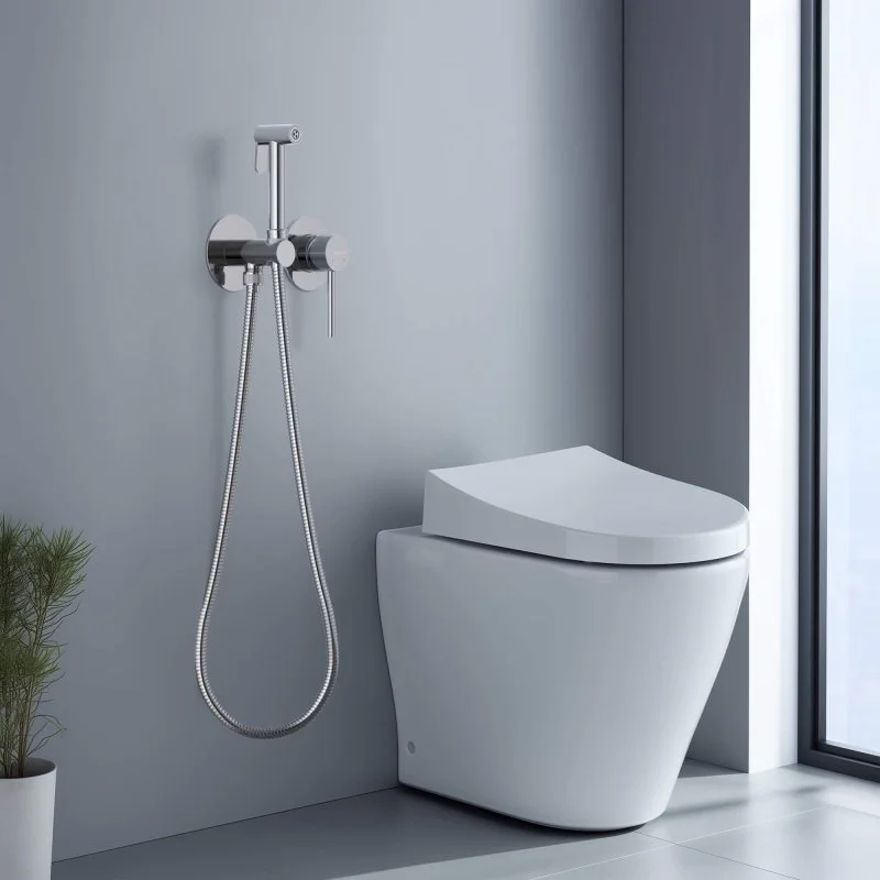 Комплект для гигиенического душа встроенный 2 отв. AQUATEK AQ1319CR ЕВРОПА