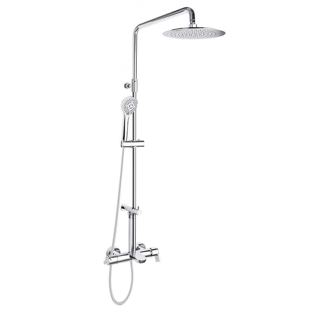 Душевая система с изливом и с регулировкой высоты BLAUTHERM 935612RP300