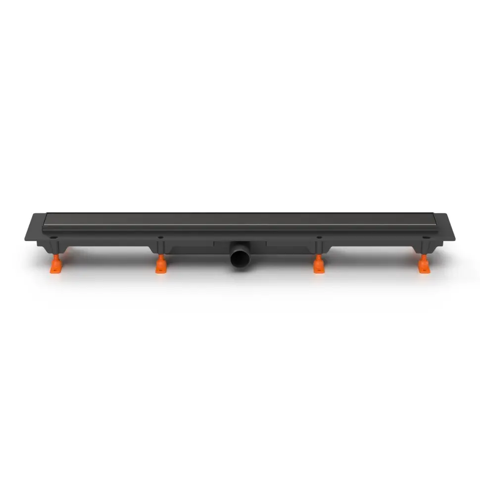 Душевой лоток PAINI CH750KC Klasik 750 мм D40, черный матовый