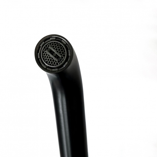 Смеситель для раковины PAINI Cox Grip 7GPZ205OLL без донного клапана, высокий, черный брашированный PVD (PZ)
