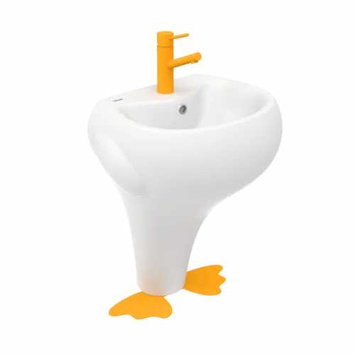 CREAVIT DUCKY Раковина напольная детская желтый DC052-00CB00E-0000