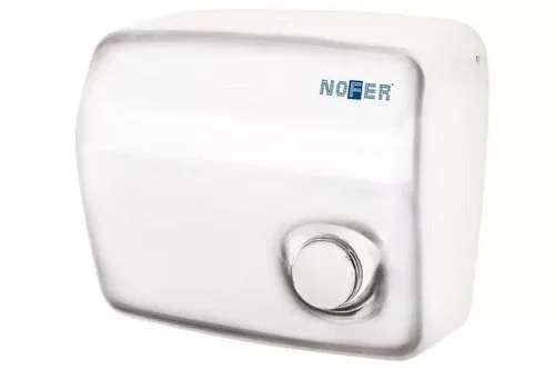 Сушилка для рук KAI Nofer 01250.W с кнопкой белая
