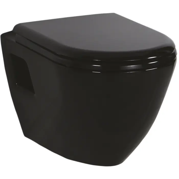 CREAVIT Унитаз подвесной ЧЕРНЫЙ TP325-11SI00E-0000