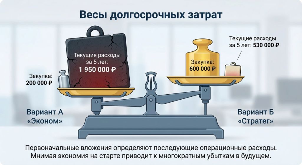 Весы долгосрочных затрат Весы долгосрочных затрат
